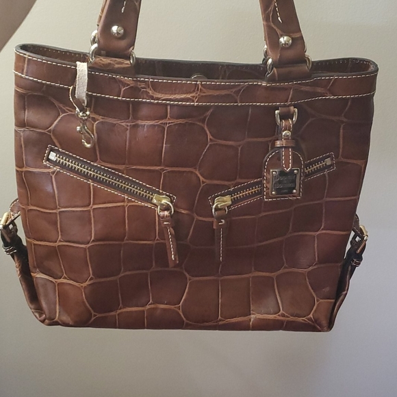 Dooney&bourke croc edition leather bag, - Picture 5 of 5